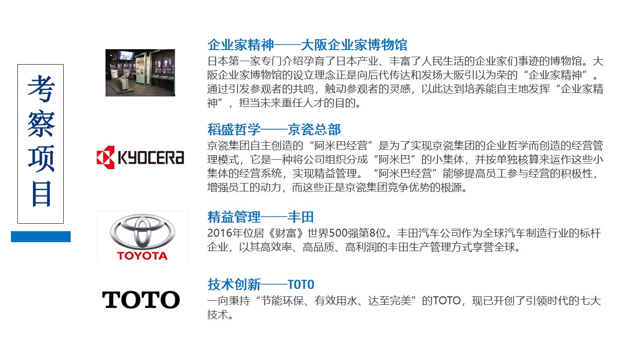 2020大企日本探秘访学